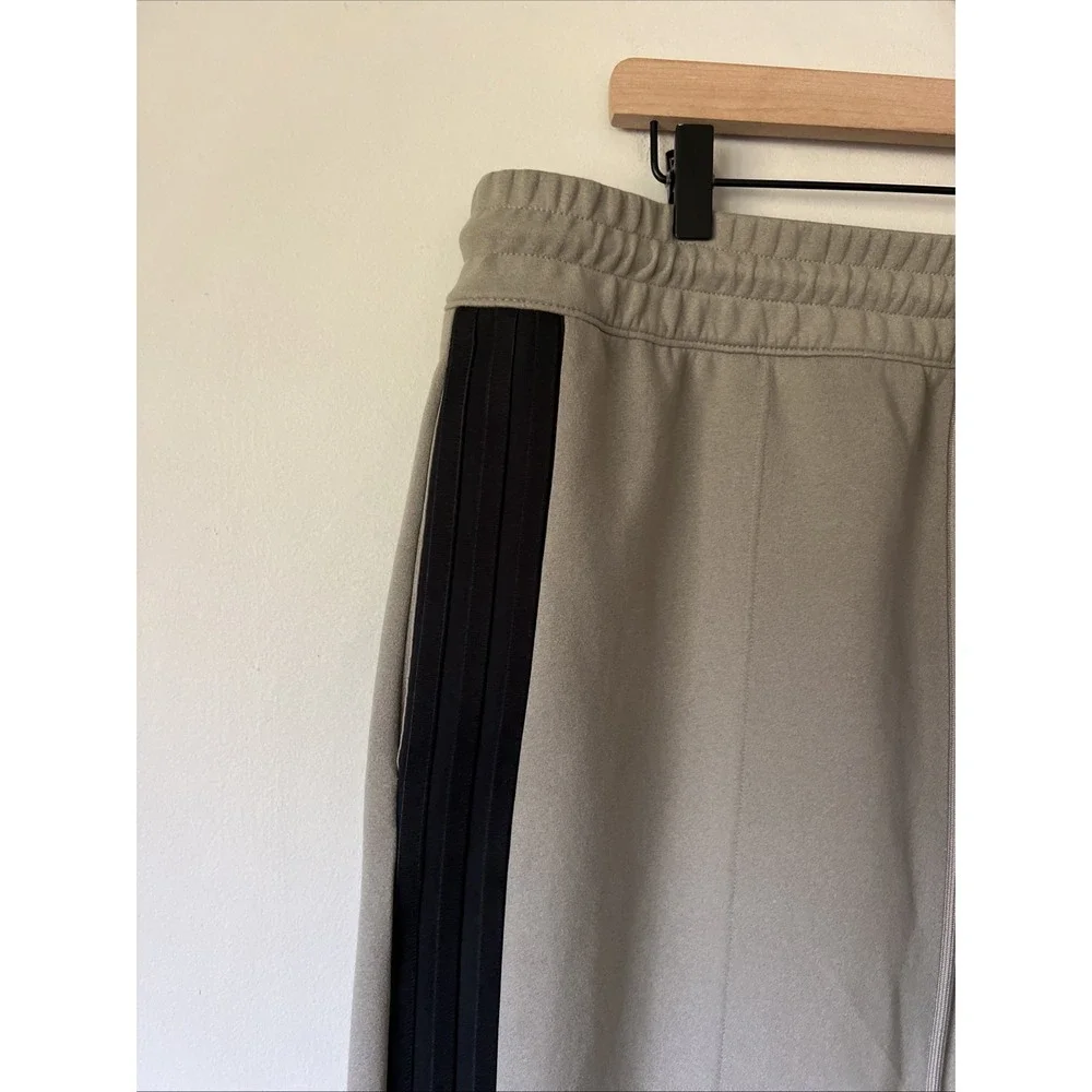 Adidas Fear of God Athletics Pants Mens XXL Clay Greenish Black Stripe IS5305